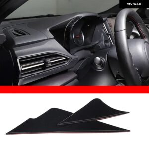 スバル WRX 2022-2024 PVC ブラックフロント読書灯スイッチインパネエアアウトカバー トリム ステッカー カーアクセサリー - 6