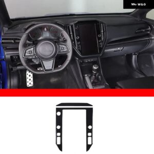 スバル WRX 2022-2024 PVC ブラックフロント読書灯スイッチインパネエアアウトカバー トリム ステッカー カーアクセサリー - 9
