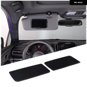スバル WRX 2022-2024 PVC ブラックフロント読書灯スイッチインパネエアアウトカバー トリム ステッカー カーアクセサリー - 4