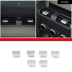 ランドローバー ディフェンダー 20-22 ABS 前後エア アウトレット 調整ロッドカバー ステッカー カーアクセサリー - 6 pieces