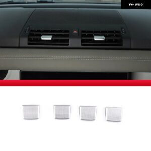 ランドローバー ディフェンダー 20-22 ABS 前後エア アウトレット 調整ロッドカバー ステッカー カーアクセサリー - 4 pieces