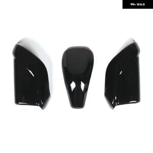 スバル フォレスター 2022-2023 ABS カーボン中央 制御 ギアヘッドカバー トリム ステッカー カーアクセサリー - black