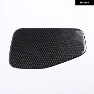 スバル フォレスター 2013-18 ソフトカーボン燃料タンクカバー パネル トリム ステッカー カーアクセサリー - carbon fiber