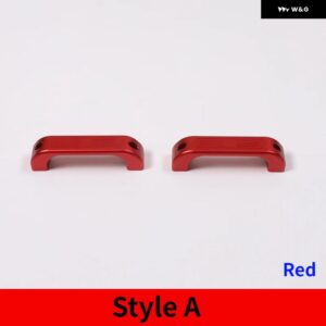 ランドローバー ディフェンダー 90 110 130 2014-2018 合金 黒 ドアハンドル トリム インテリア カーアクセサリー - Style A6