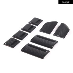 ジャガー F タイプ 2013-2024 ABS 中央 制御 アセンブリ ボタン スイッチカバー トリム ステッカー カーアクセサリー - black