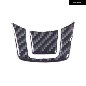 ジャガー F タイプ 2013-2022 ソフトカーボン ステアリングホイール カバー トリム ステッカー カーアクセサリー - Carbon Fiber2