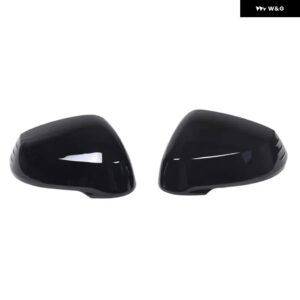 BMW X1 IX1 U11 2023-2024 ABS カーボン/ブラックバック ミラー キャップカバー トリム ステッカー カーアクセサリー L H D - black