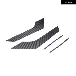 ジャガー F タイプ F タイプ 2013-22 ソフトカーボンドアアンチキック パネル カバー トリム ステッカー カーアクセサリー インテリア - Carbon Fiber2