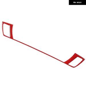 BMW X1 IX1 U11 2023-2024 ソフトカーボンカーセンター 制御 エア アウトレット フレーム カバー トリム ステッカー カーアクセサリー - carbon fiber