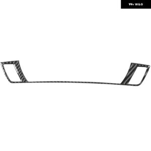 BMW X1 IX1 U11 2023-2024 ソフトカーボンカーセンター 制御 エア アウトレット フレーム カバー トリム ステッカー カーアクセサリー - Carbon Fiber2