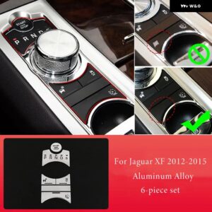 ジャガー カーアクセサリー XF 12-15 中央 制御 マルチメディア ボタン ステッカー 空調 ボタン ステッカー ステッカー - 6