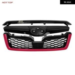 スバル フロントグリル フォレスター 2018-2021 ブラックキドニーグリル 交換レーシングフロント バンパー グリル - lamp cover Grilles