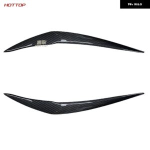 BMW ヘッドライト ブロウ トリム ストリップ 1シリーズ F20 118I 120I 2015-2019用 - carbon fiber 2pcs