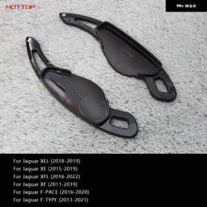 ジャガー カーボン シフト ピック XFL XEF-PACE F-TYPE - Black 2pcs