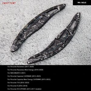 ポルシェ カーボン シフト ピック パナメーラ カイエン メ 718 パナメーラ 911 - Forging 2pcs