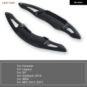 スバル カーボン シフト ピック XV レガシィアウトバック フォレスター BRZ WRX - Black 2pcs