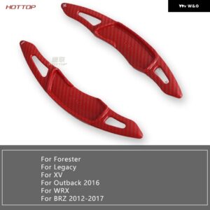 スバル カーボン シフト ピック XV レガシィアウトバック フォレスター BRZ WRX - Carbon Red 2pcs