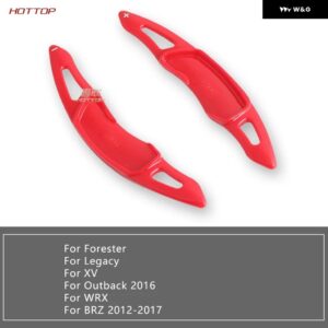 スバル カーボン シフト ピック XV レガシィアウトバック フォレスター BRZ WRX - Red 2pcs