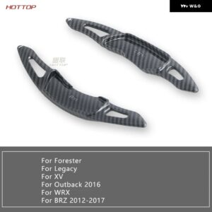 スバル カーボン シフト ピック XV レガシィアウトバック フォレスター BRZ WRX - Carbon Black 2pcs