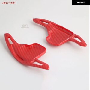 BMW カーボン シフト ピック 5 3 1 2シリーズ X1 X5 X6 X3 X4 - Carbon Red 2pcs