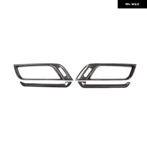 BMW ABS マットクロームサイド エアコン アウトレット ベントカバー トリム X1 F48 2016-2020 X2 F47 2018-2020 カーアクセサリー - Black Wood Grain