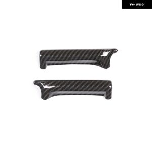 ランドローバー 3色 中央 アームレスト ボックス スイッチストリップ トリム ABS クローム レンジローバー EVOQUE L551 2020 インテリア アクセサリー - carbon fiber