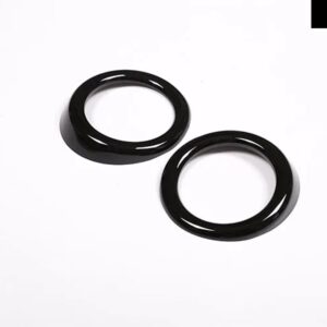 ランドローバー ABS ヘッドフロント フォグランプ フレーム カバー トリム ディスカバリー 4 LR4 2014-2016 オートアクセサリー - black