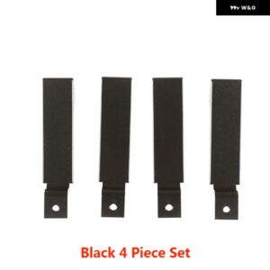 ランドローバー 合金 ドアインナードアロックハンドルアクセサリー交換部品 ディフェンダー 90 110 04-2018 - Black 4Pcs