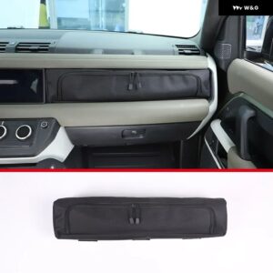ランドローバー インパネ電話 収納 袋 ディフェンダー 90 110 130 2020-2024 収納 袋 グローブ ボックス 蓋カーアクセサリー - Style A 1 PCS