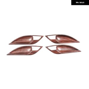 BMW 4個 X1 E84 2011-2015 車 ABS インテリア ドアハンドル トリム アクセサリー - Pine pattern