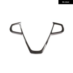 BMW ABS ステアリングホイール ボタン フレーム トリム カバー 3 5 7シリーズ X3 X5 X7 G05 G07 G11 G12 G20 G30 2019-2020 6シリーズ GT - carbon fiber