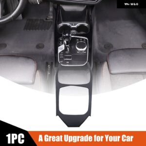 BMW ABS カーボンカーセンター コントロール ギア パネル フレーム トリム 1シリーズ 2シリーズ F40 F44 2020-2023 装飾 カーアクセサリー - Gloss Black LHD