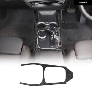BMW ABS カーボンカーセンター コントロール ギア パネル フレーム トリム 1シリーズ 2シリーズ F40 F44 2020-2023 装飾 カーアクセサリー - Soft Carbon RHD