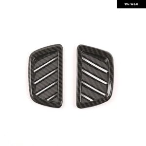 ランドローバー ダッシュボード 空調 ベント アウトレット フレーム カバー ABS カーボン レンジローバー EVOQUE L551 2020 アクセサリー - carbon fiber