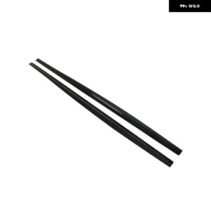 BMW カーボンサイドスカート 延長 リップ 5シリーズ G30 M スポーツセダン G31 ワゴン F90 M5 520 530 540 550 2017 2018 2019 - FRP Gloss Black