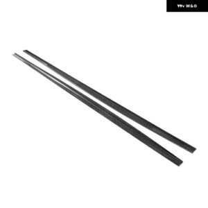 BMW カーボンサイドスカート 延長 リップ 5シリーズ G30 M スポーツセダン G31 ワゴン F90 M5 520 530 540 550 2017 2018 2019 - Carbon Fiber