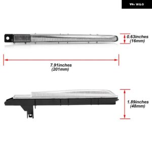 BMW スモーク LED サイドマーカーウインカーダイナミック流れるウィンカー 3シリーズ E90 E92 E93 M3 63137838539 63137838540 51138046447 - Clear Lens