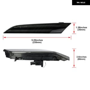 ポルシェ 911 992 カレラ 4 S 4S タルガターボ GT3 2019-ダイナミック LED フェンダーサイドマーカーウインカーウインカー - Smoked Lens