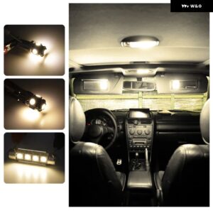 ランドローバー DISCOVERY 4/LR4 車室内 電球交換 2009-2016 L319 ディスカバリー LED マップ/ドーム/ドア/足元/ トランク - Warm White