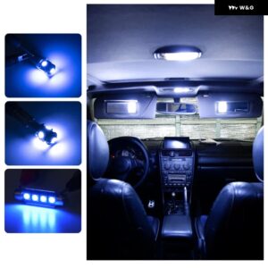 ランドローバー DISCOVERY 4/LR4 車室内 電球交換 2009-2016 L319 ディスカバリー LED マップ/ドーム/ドア/足元/ トランク - Blue