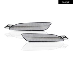 ポルシェ ユーロスタイル スモーク アンバー LED フェンダー フレア サイド マーカー ライト カイエン 958 2015-2018 OEM 7 - Clear Lens