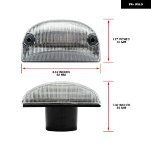 ボルボ スモーク 12V 24V OEM#5001847597 ルノー MIDLUN プレミアム KERAX C/D/K/Tシリーズ FL FE サイドステップ LED ウィンカーライト - Clear Lens