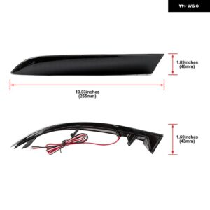 BMW OE-SPEC スモークレンズ バック バンパー リフレックスランプ トリム 交換用テールブレーキストップライト E70 X5 2007-2013用 - Smoked Lens