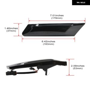 ポルシェ クリアスモーク CANBUS アンバー LED サイド マーカーライト ウィンカーランプ ケイマン 06-12 ボクスター 987 911 - Smoked Lens