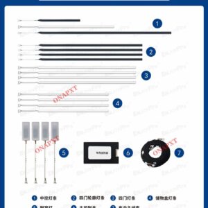 BMW 車同期カラフルなランプ 5シリーズ G30 G38 LED 発光ツイーター スピーカー パネル 周囲光カバー 装飾