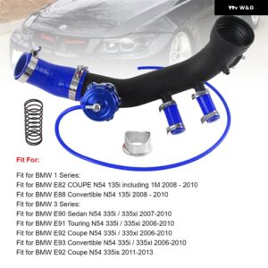 BMW インテークターボチャージ パイプ 冷却キット 1シリーズ N54 E82 08-10 -3シリーズ N54 335I 06-13 BOV 35PSI 50MM エンジン 3.0L - Blue