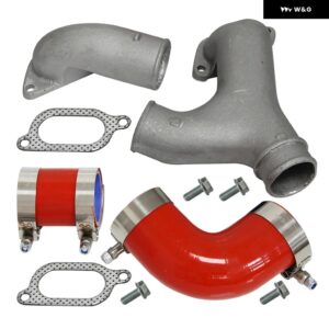 スバル トップ マウント インタークーラー鋳造アルミ Y パイプ キット インプレッサ WRX/WRX STI GD/GG 2002-2007 - Red