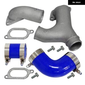 スバル トップ マウント インタークーラー鋳造アルミ Y パイプ キット インプレッサ WRX/WRX STI GD/GG 2002-2007 - Blue