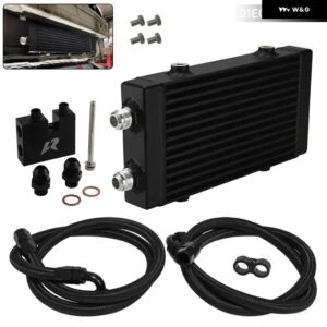BMW 小 中 大サイズのデュアルパスバー プレート オイルクーラー キット 3シリーズ 335I E90 E92 E93 2006-2010 - small size