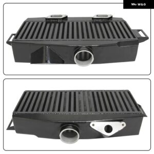 スバル 高性能 TMIC トップ マウント インタークーラー インプレッサ WRX/STI EJ257 EJ255 2.5L ターボチャージャー - black